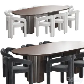 Moon dining table